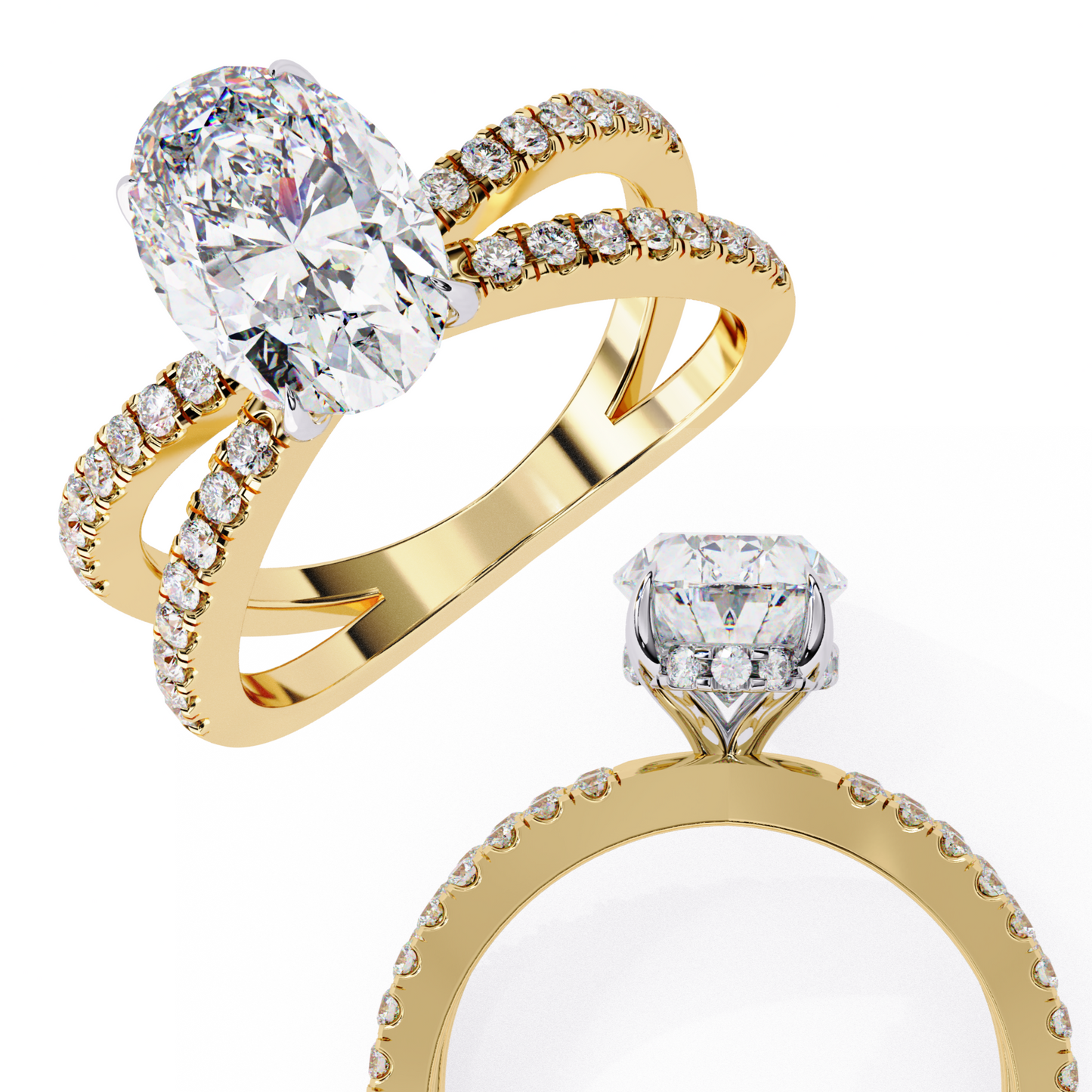 Opaline Oval 1.2 Carat Solitaire Ring
