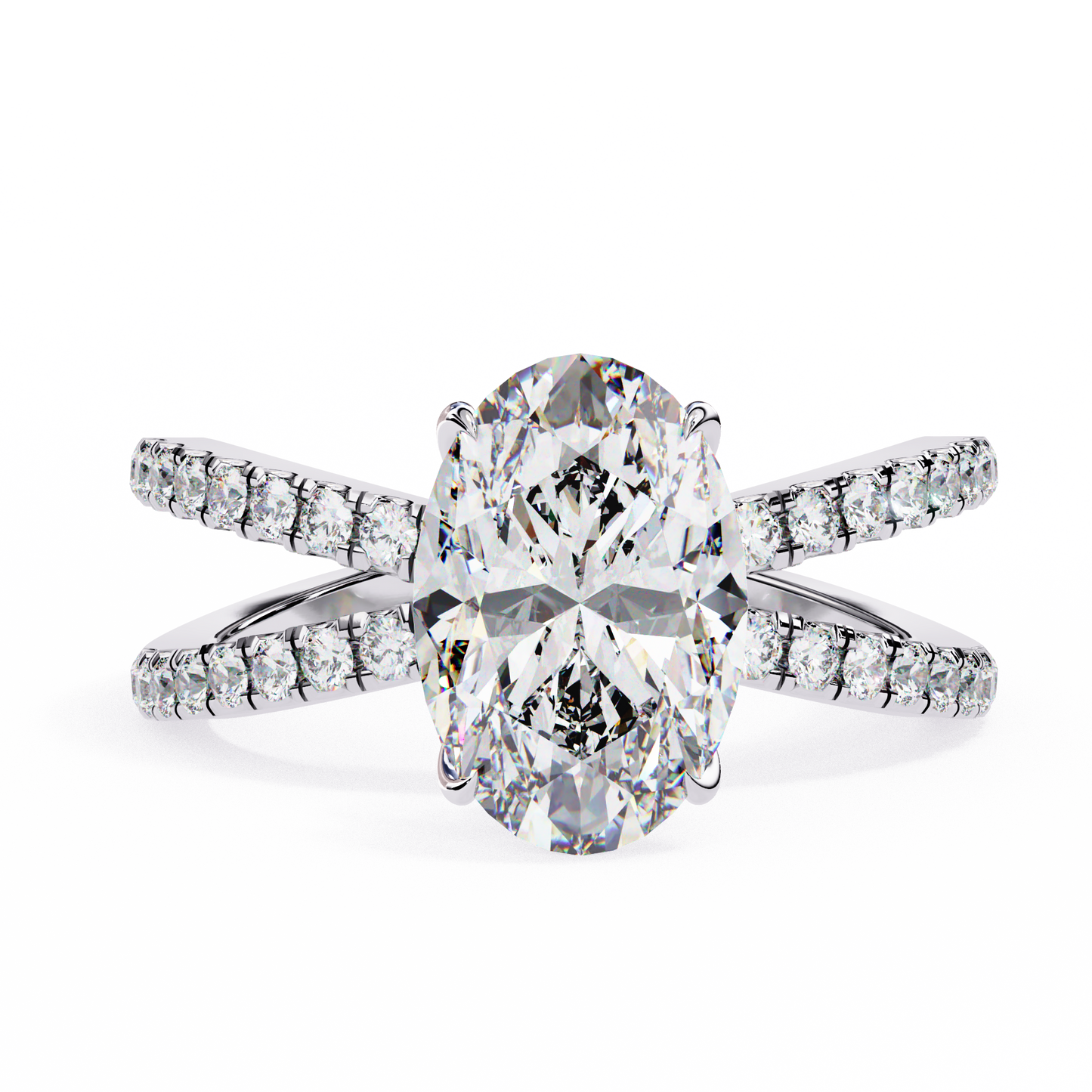Opaline Oval 1.2 Carat Solitaire Ring