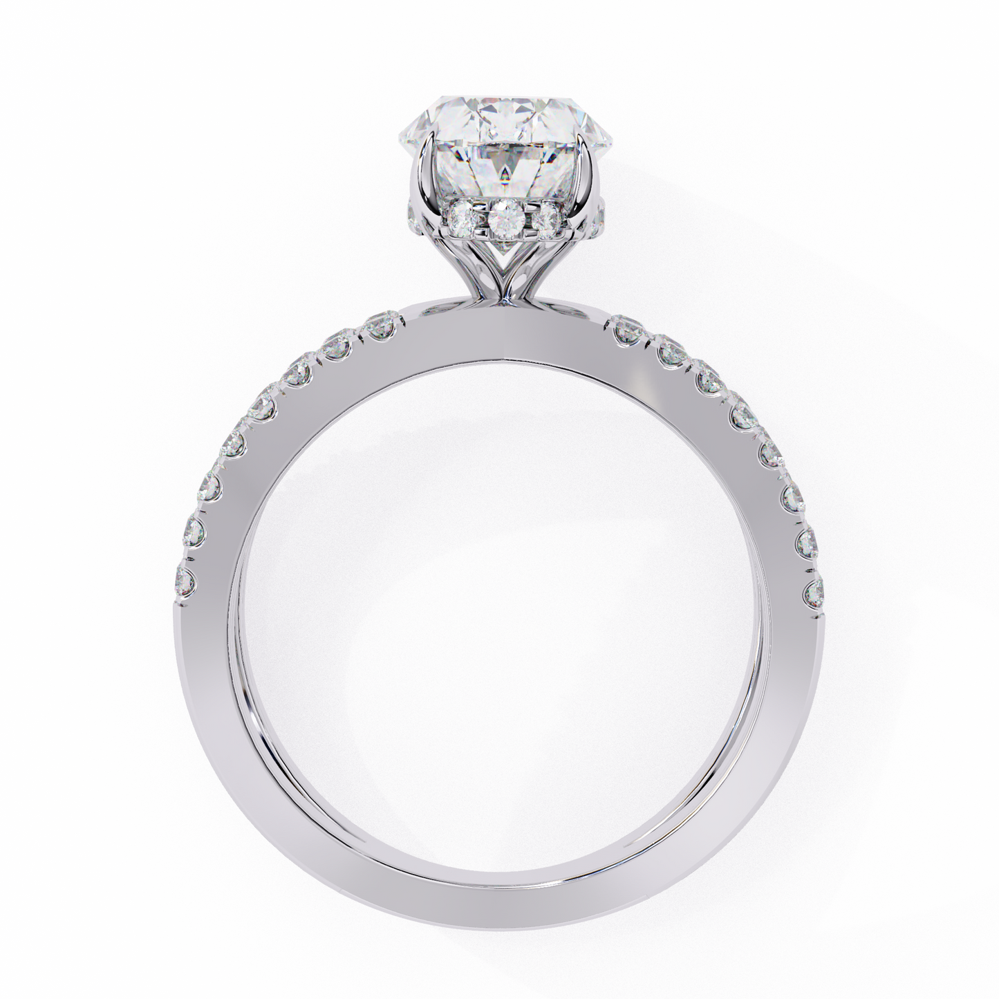 Opaline Oval 1.2 Carat Solitaire Ring