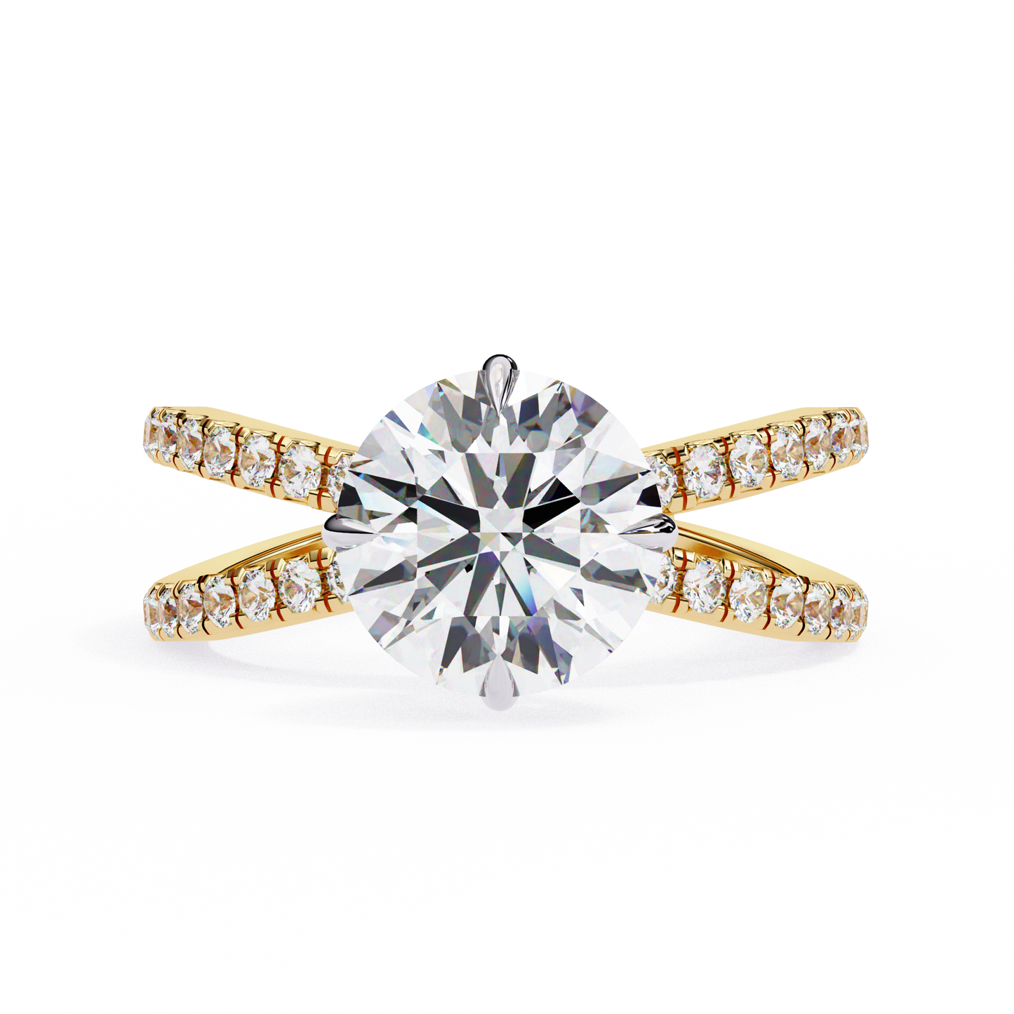Ora Round 2.27 Carat Solitaire Ring