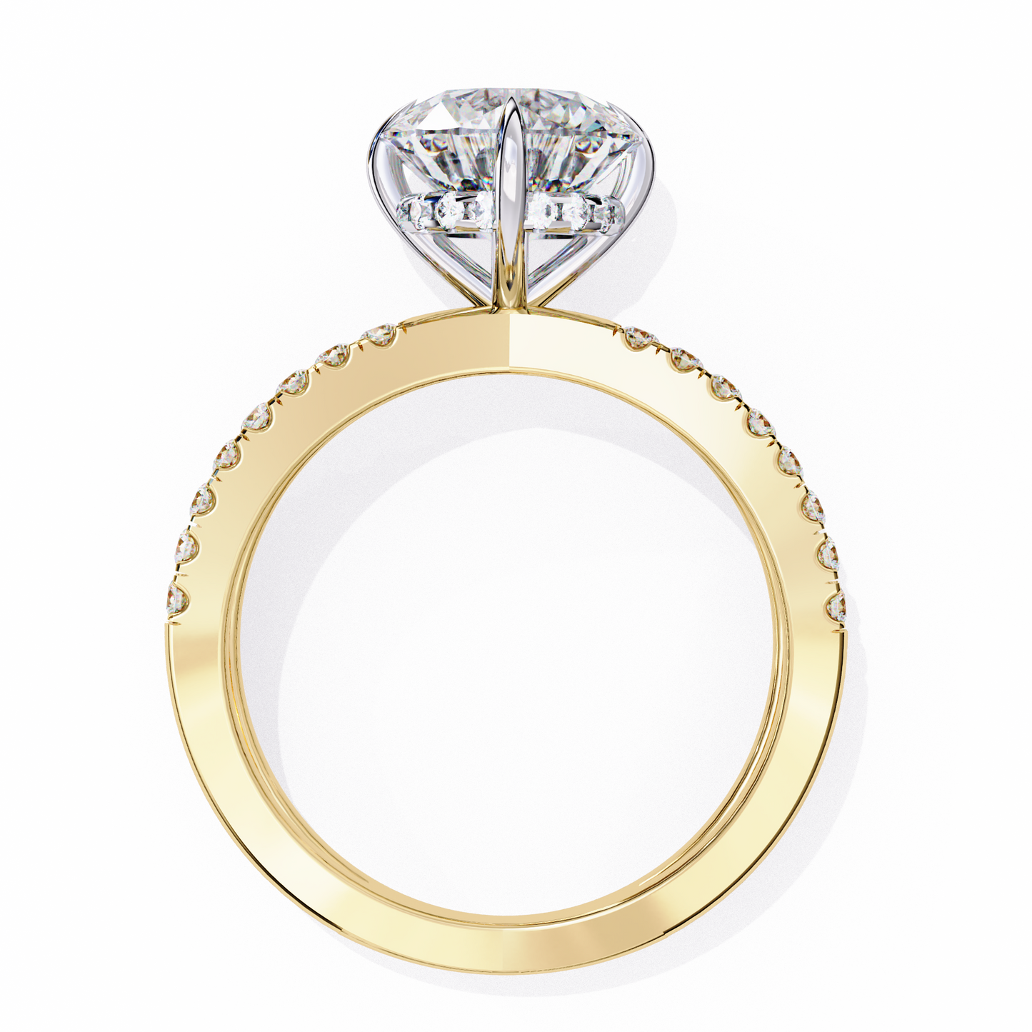 Ora Round 2.27 Carat Solitaire Ring