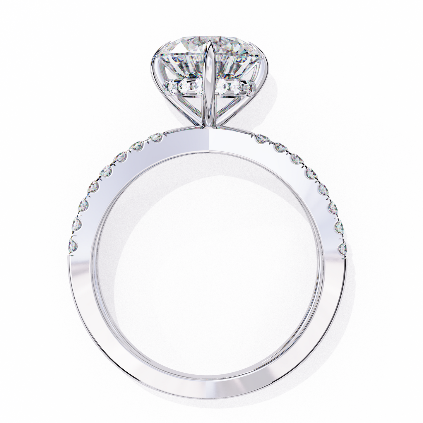 Ora Round 2.27 Carat Solitaire Ring