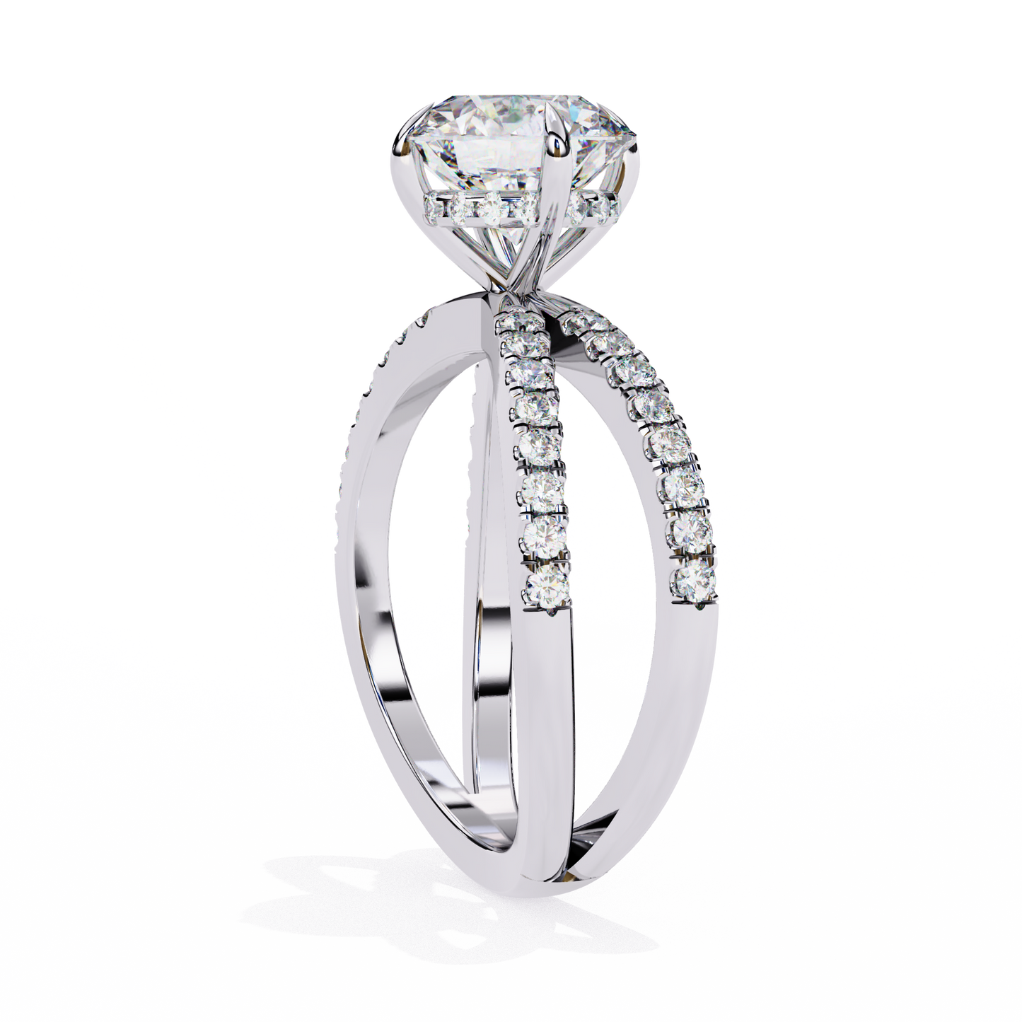 Ora Round 2.27 Carat Solitaire Ring