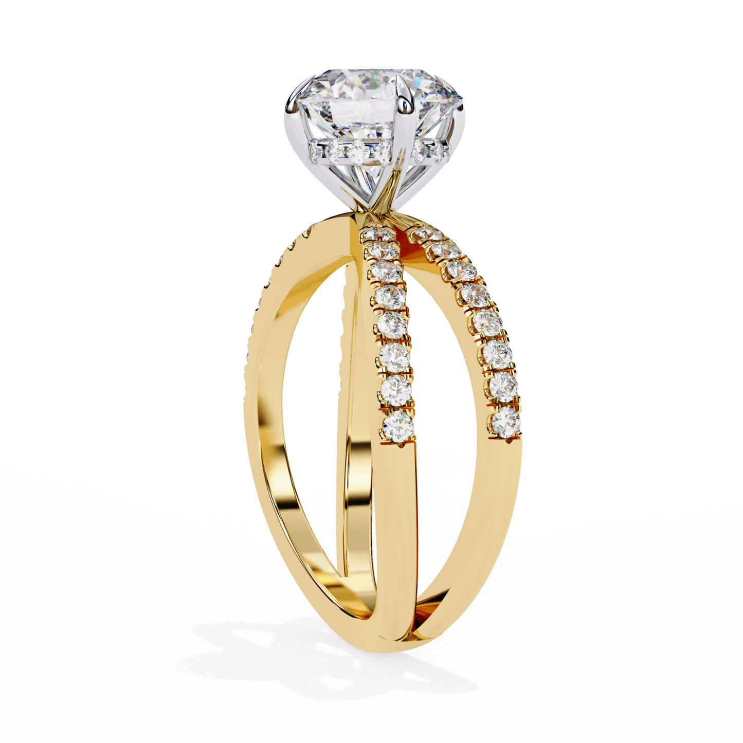 Ora Round 2.27 Carat Solitaire Ring