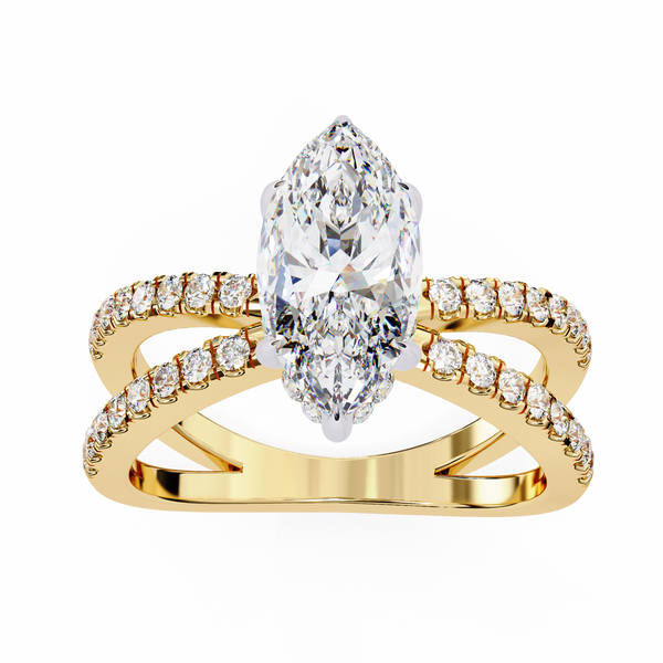 Exquisite Marquise Solitaire Ring