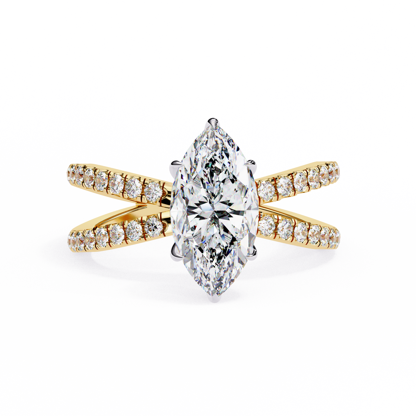 Exquisite Marquise Solitaire Ring