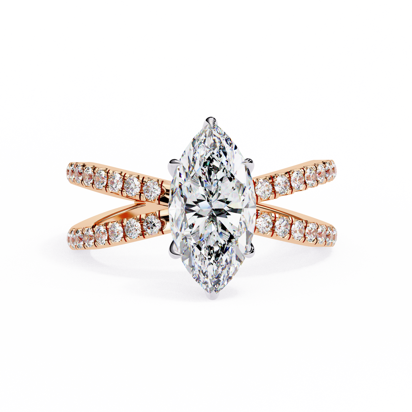 Exquisite Marquise Solitaire Ring