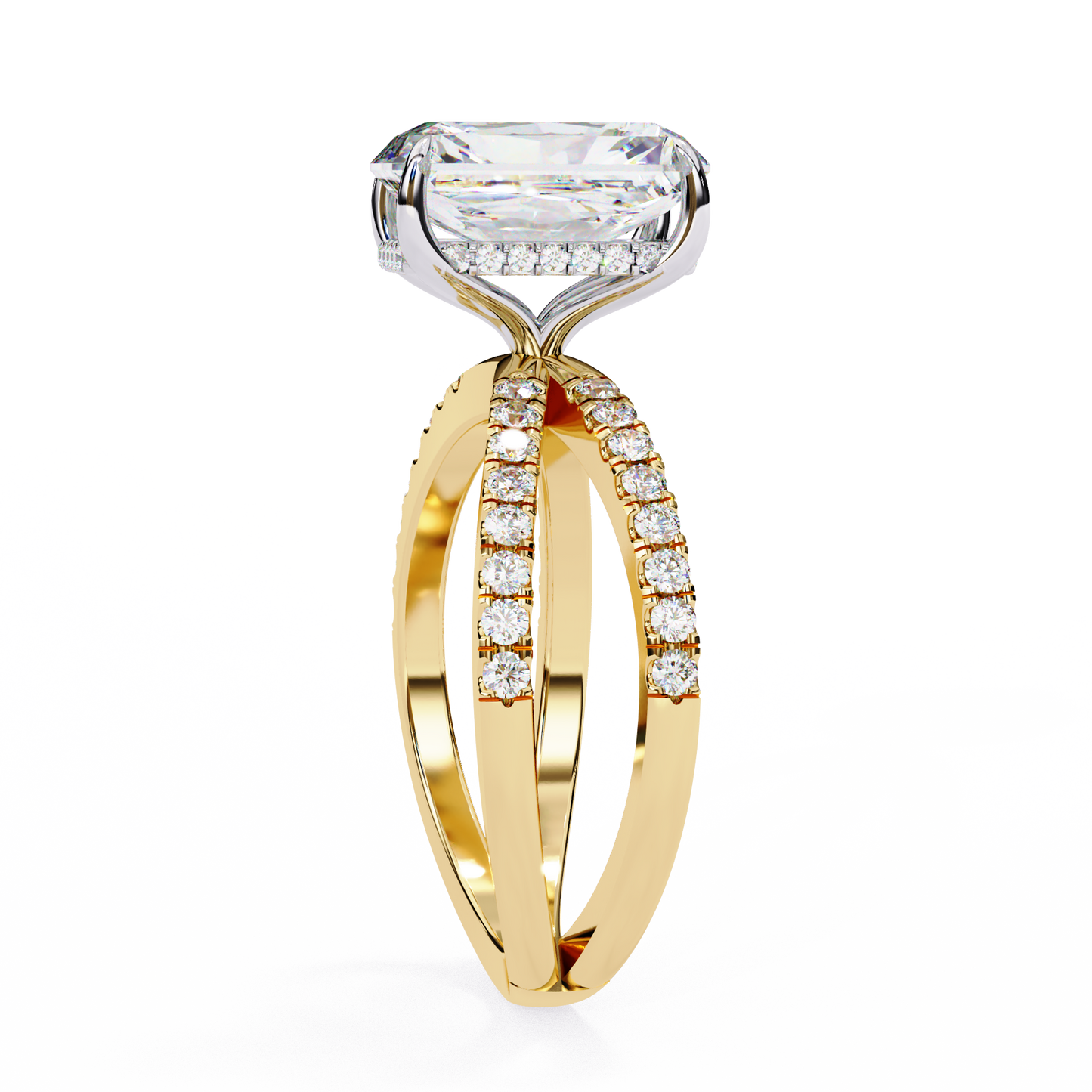 Luster Radiant Cut 2.47 Carat Solitaire Ring
