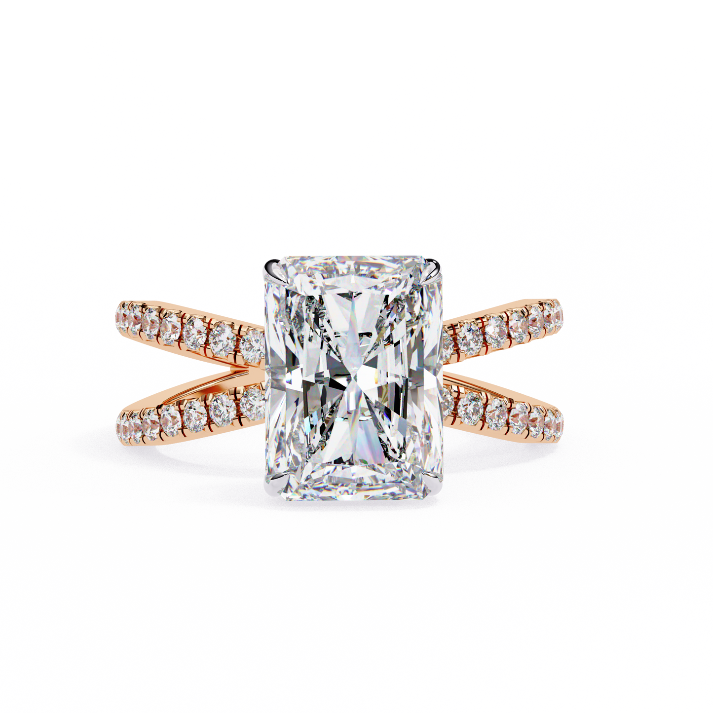 Luster Radiant Cut 2.47 Carat Solitaire Ring