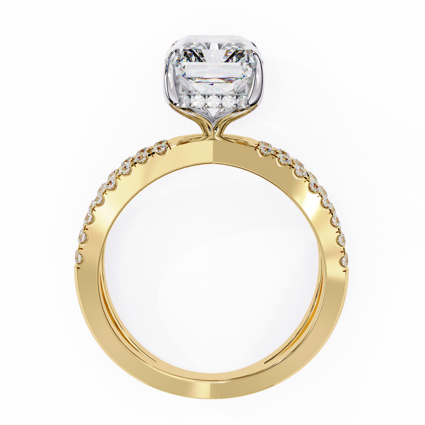 Luster Radiant Cut 2.47 Carat Solitaire Ring