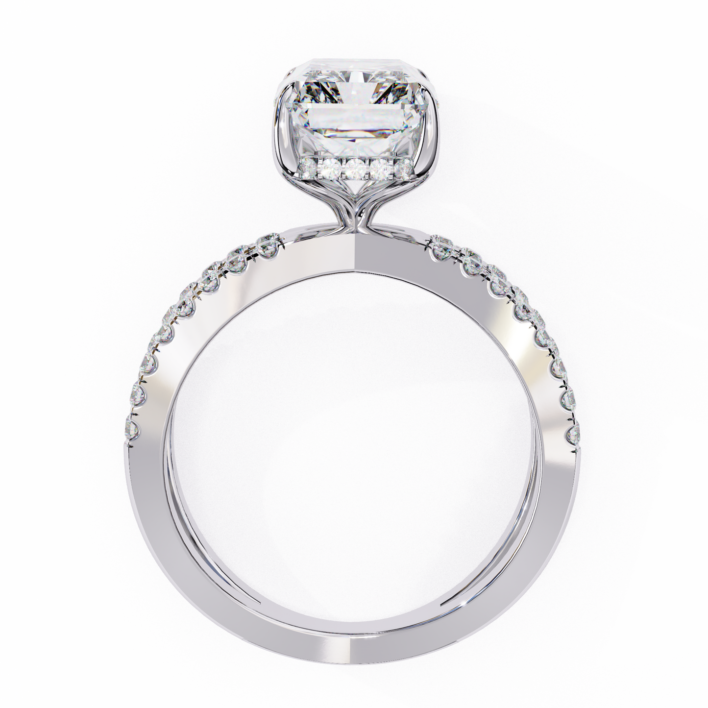 Luster Radiant Cut 2.47 Carat Solitaire Ring