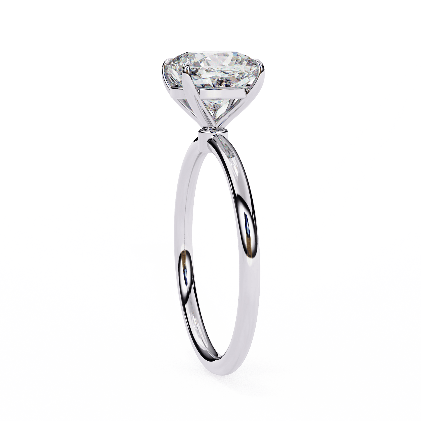 Veloura Cushion Cut 2.56 Carat solitaire Ring