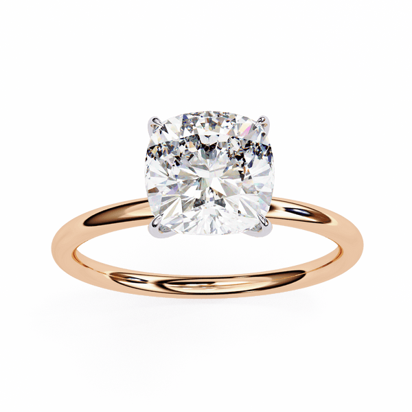 Veloura Cushion Cut 2.56 Carat solitaire Ring