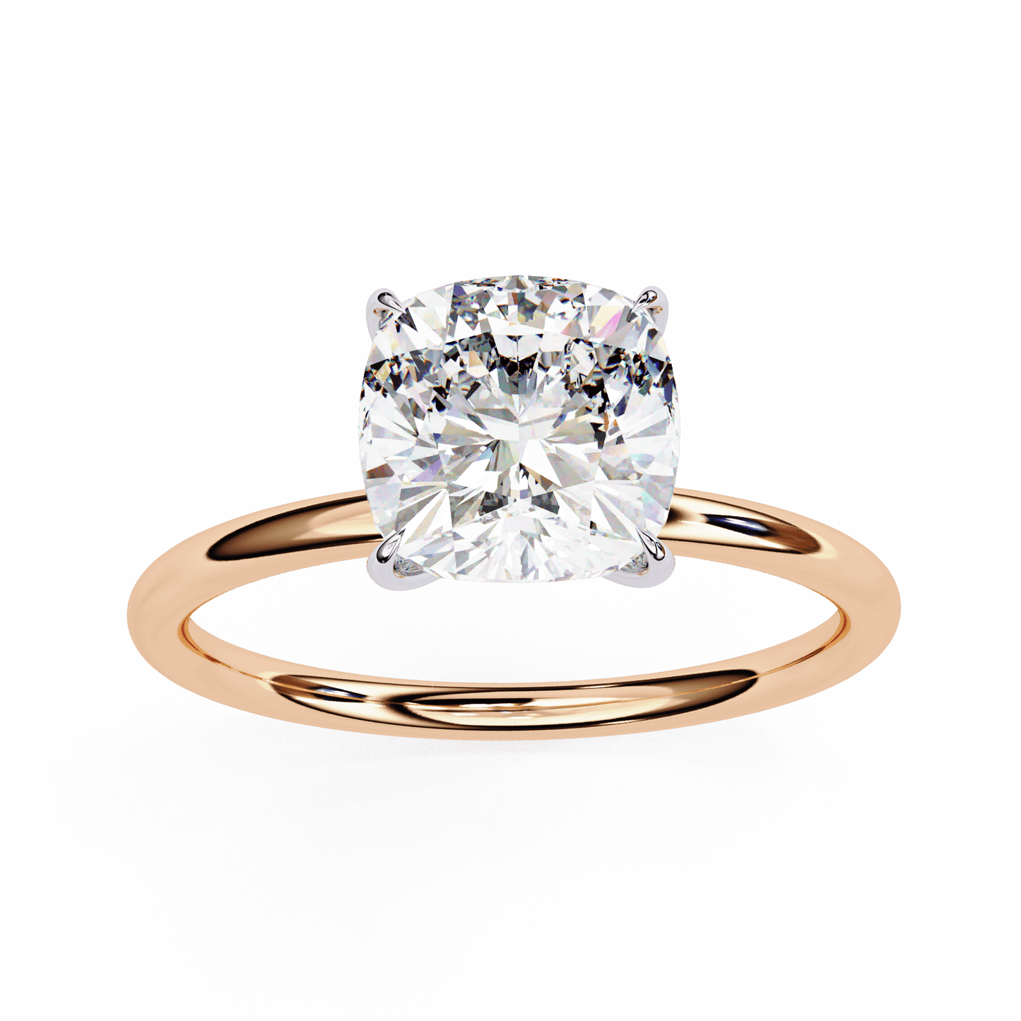 Veloura Cushion Cut 2.56 Carat solitaire Ring