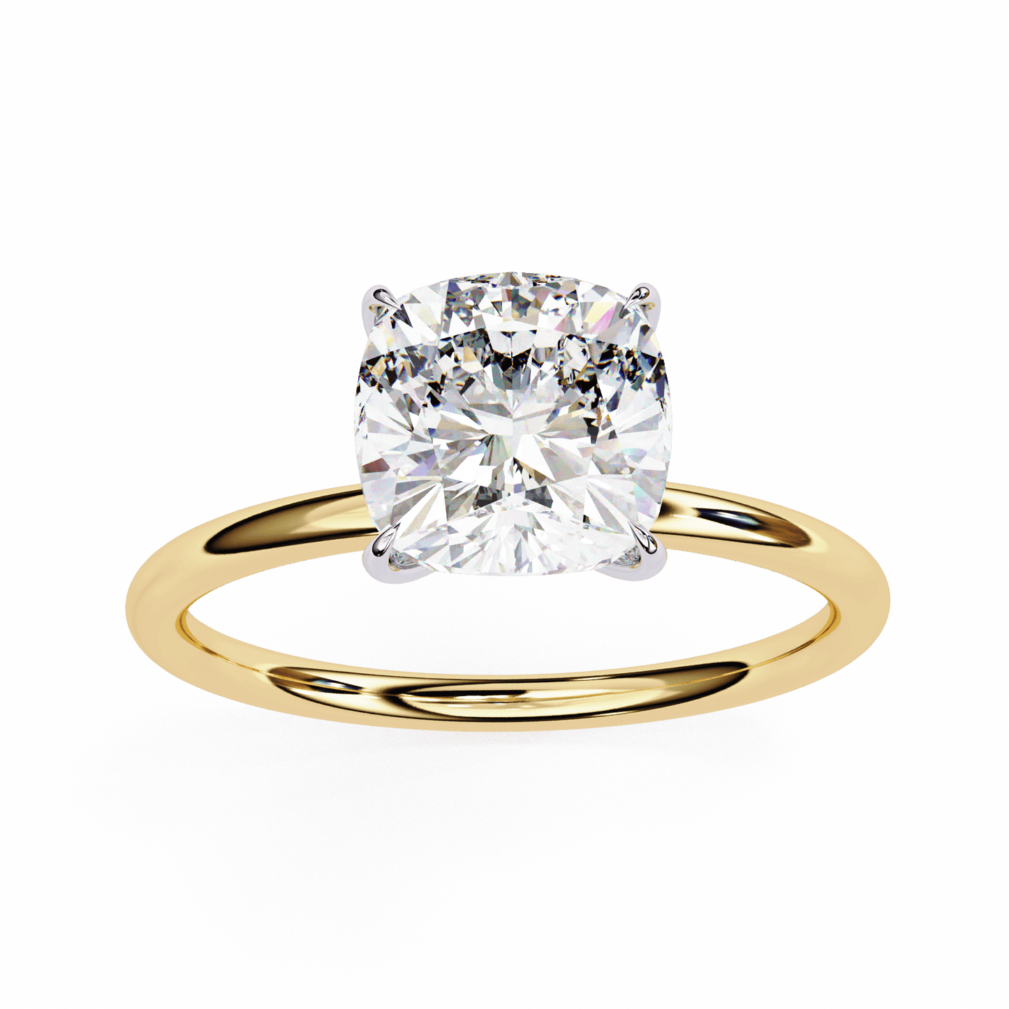 Veloura Cushion Cut 2.56 Carat solitaire Ring