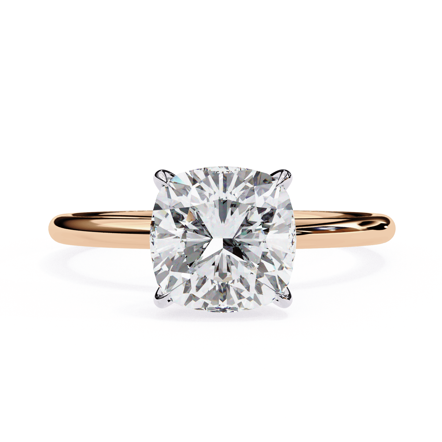 Veloura Cushion Cut 2.56 Carat solitaire Ring