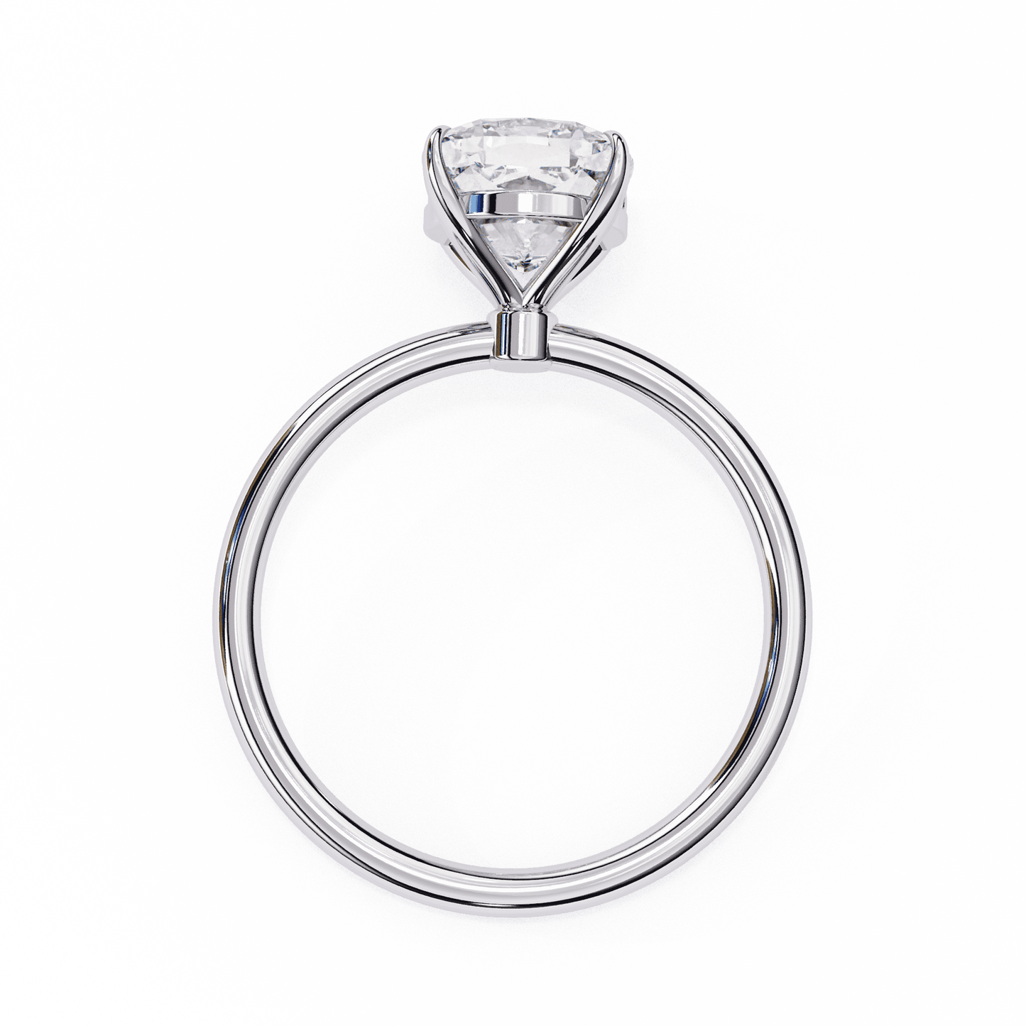 Veloura Cushion Cut 2.56 Carat solitaire Ring