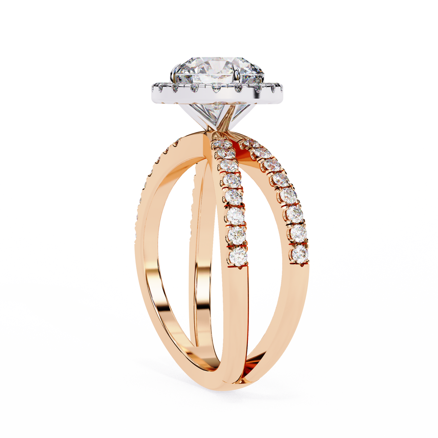 Stardust Round 1.52 Carat Solitaire Ring