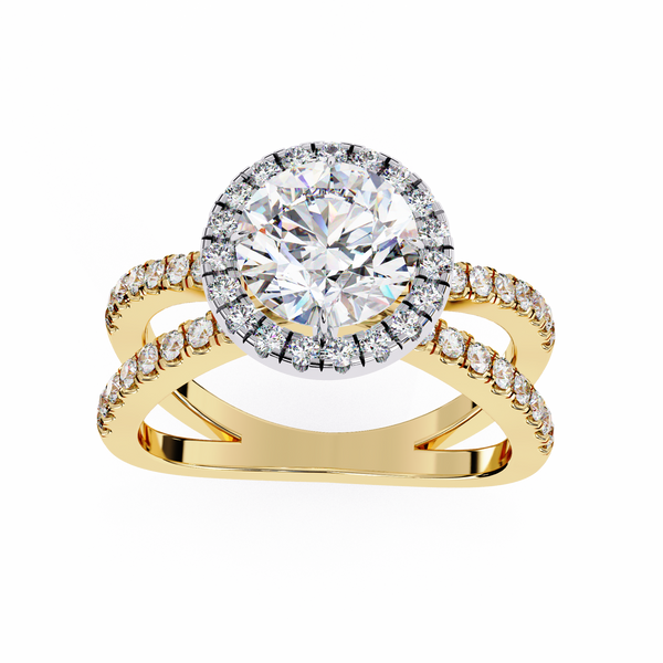 Stardust Round 1.52 Carat Solitaire Ring
