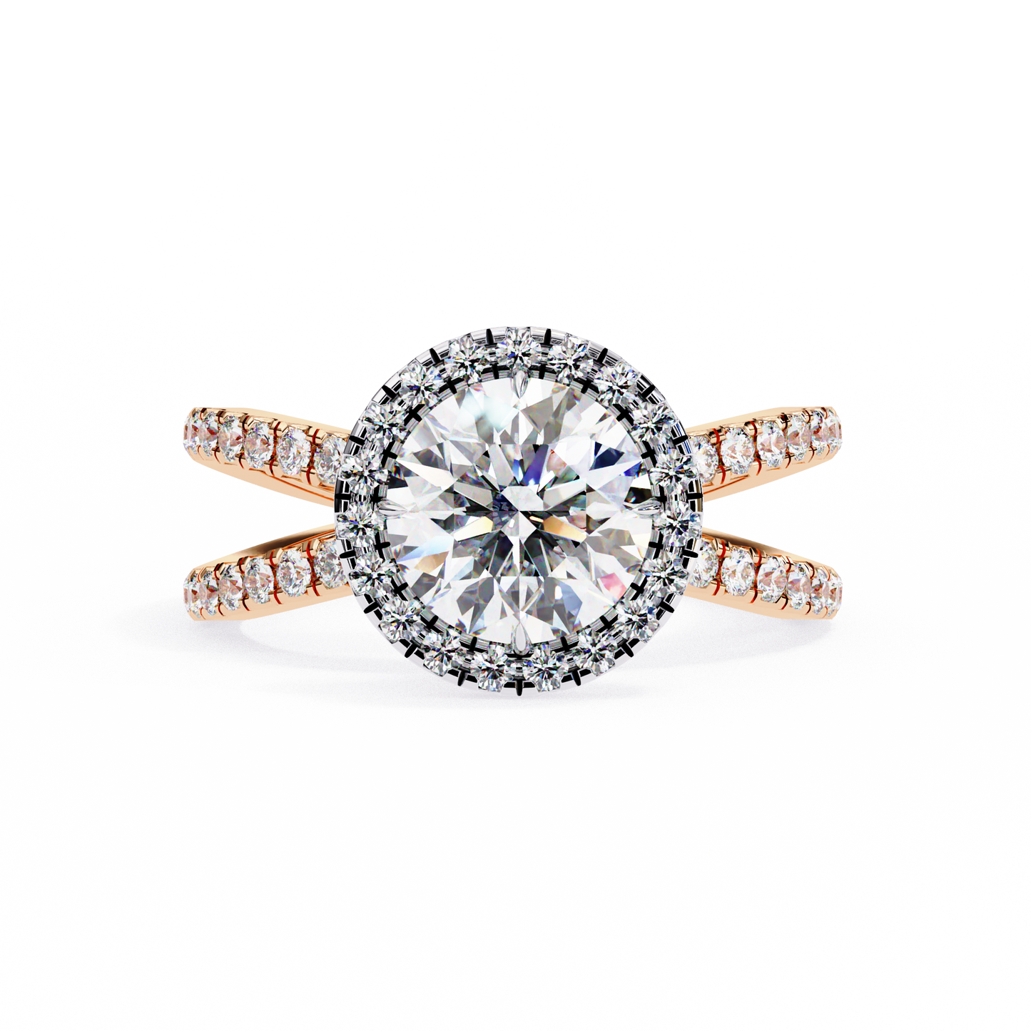 Stardust Round 1.52 Carat Solitaire Ring