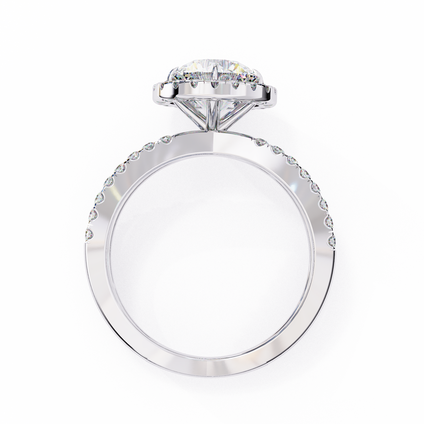 Stardust Round 1.52 Carat Solitaire Ring