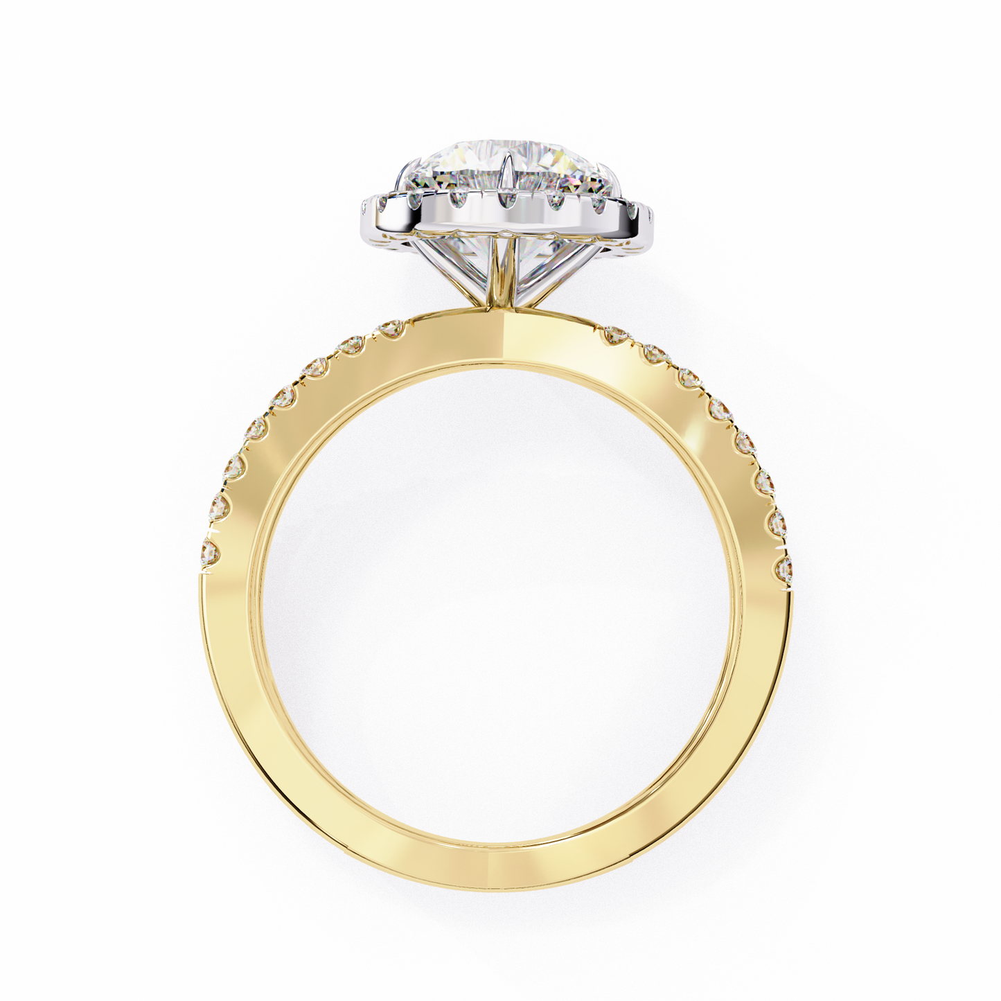 Stardust Round 1.52 Carat Solitaire Ring