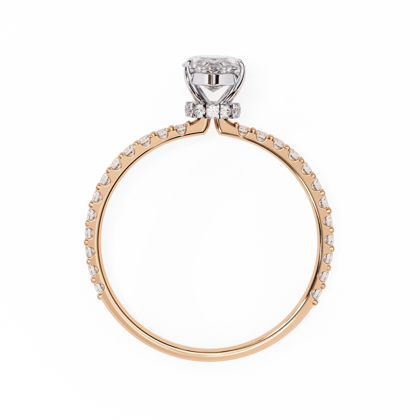 Allure Line Marquise Solitaire Ring