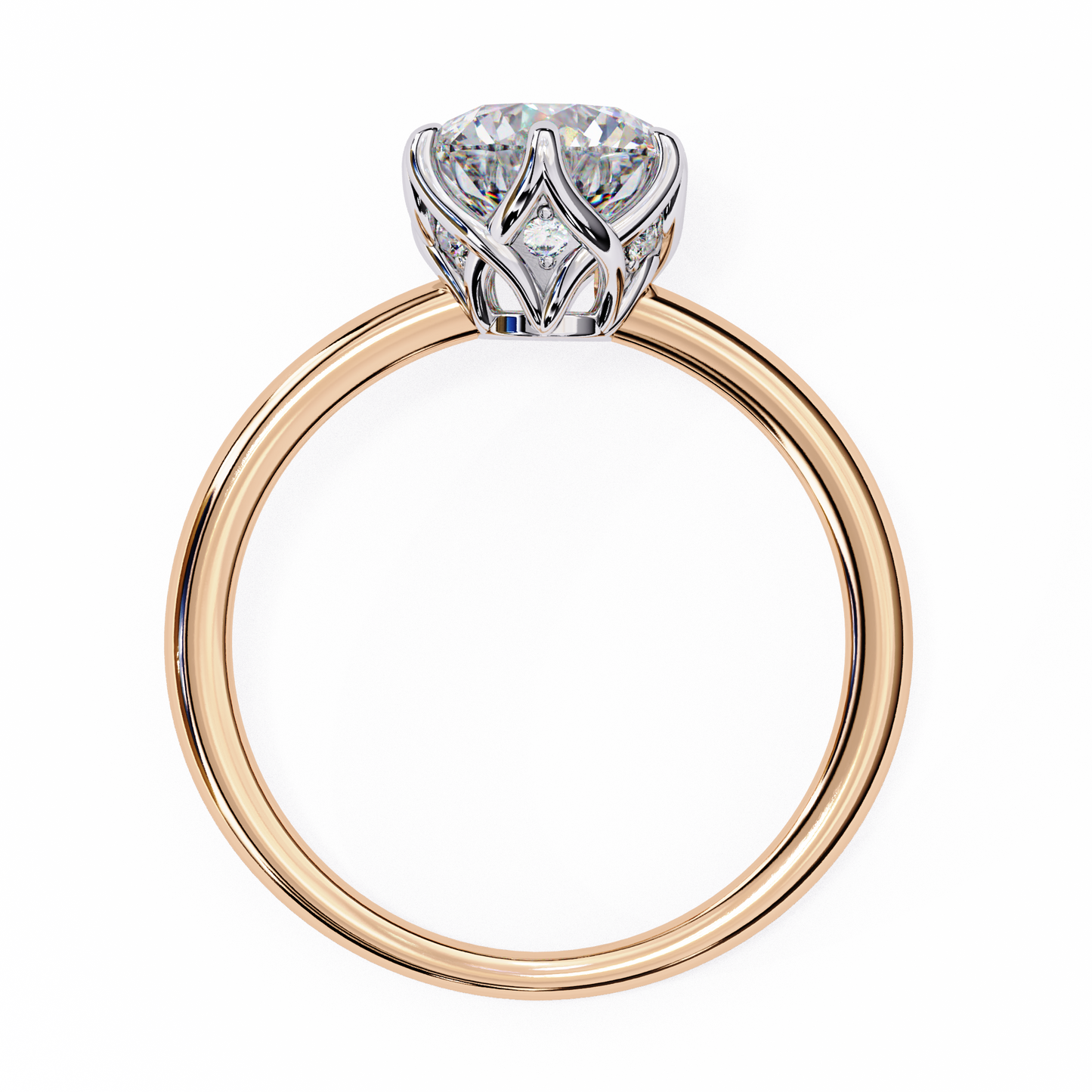 Classy Round 1.56 Carat Solitaire Ring