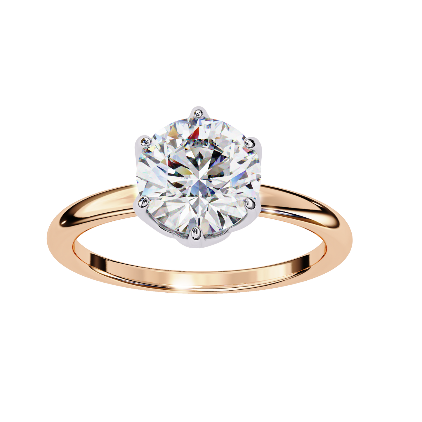 Classy Round 1.56 Carat Solitaire Ring
