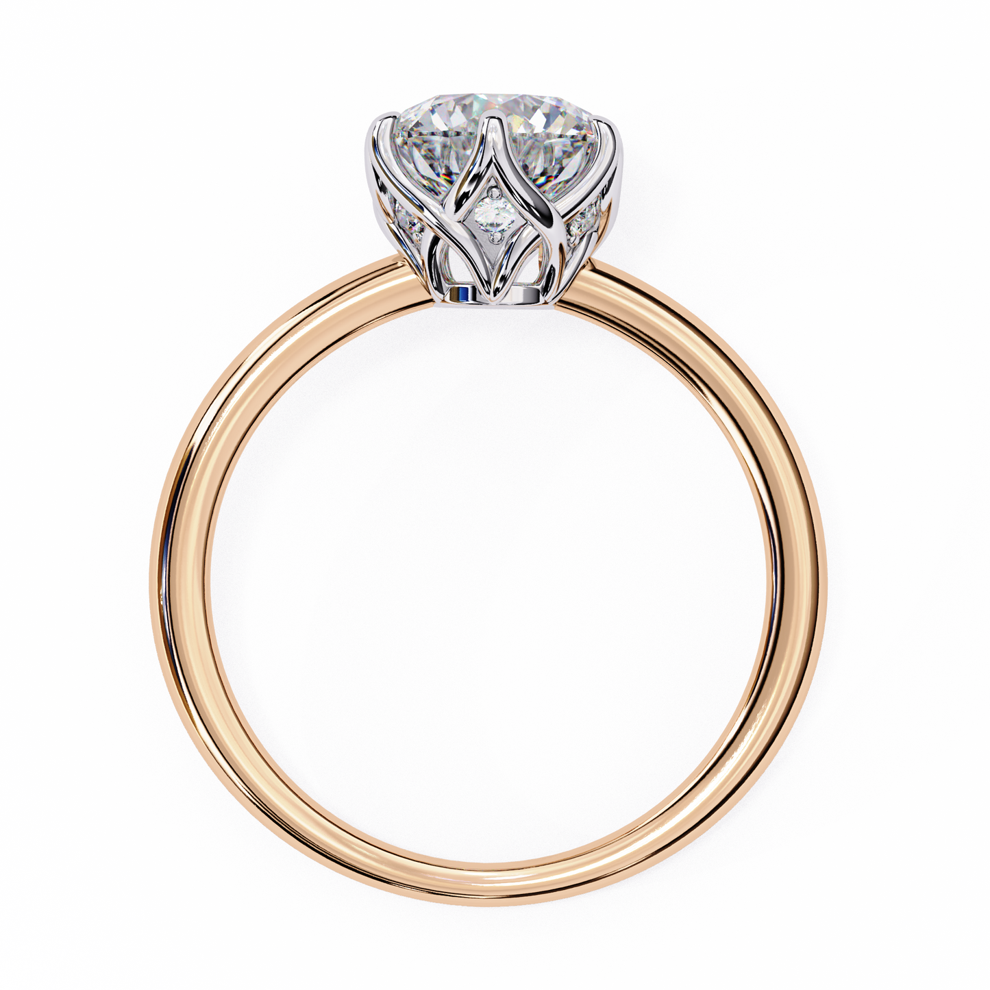 Classy Round 1.56 Carat Solitaire Ring