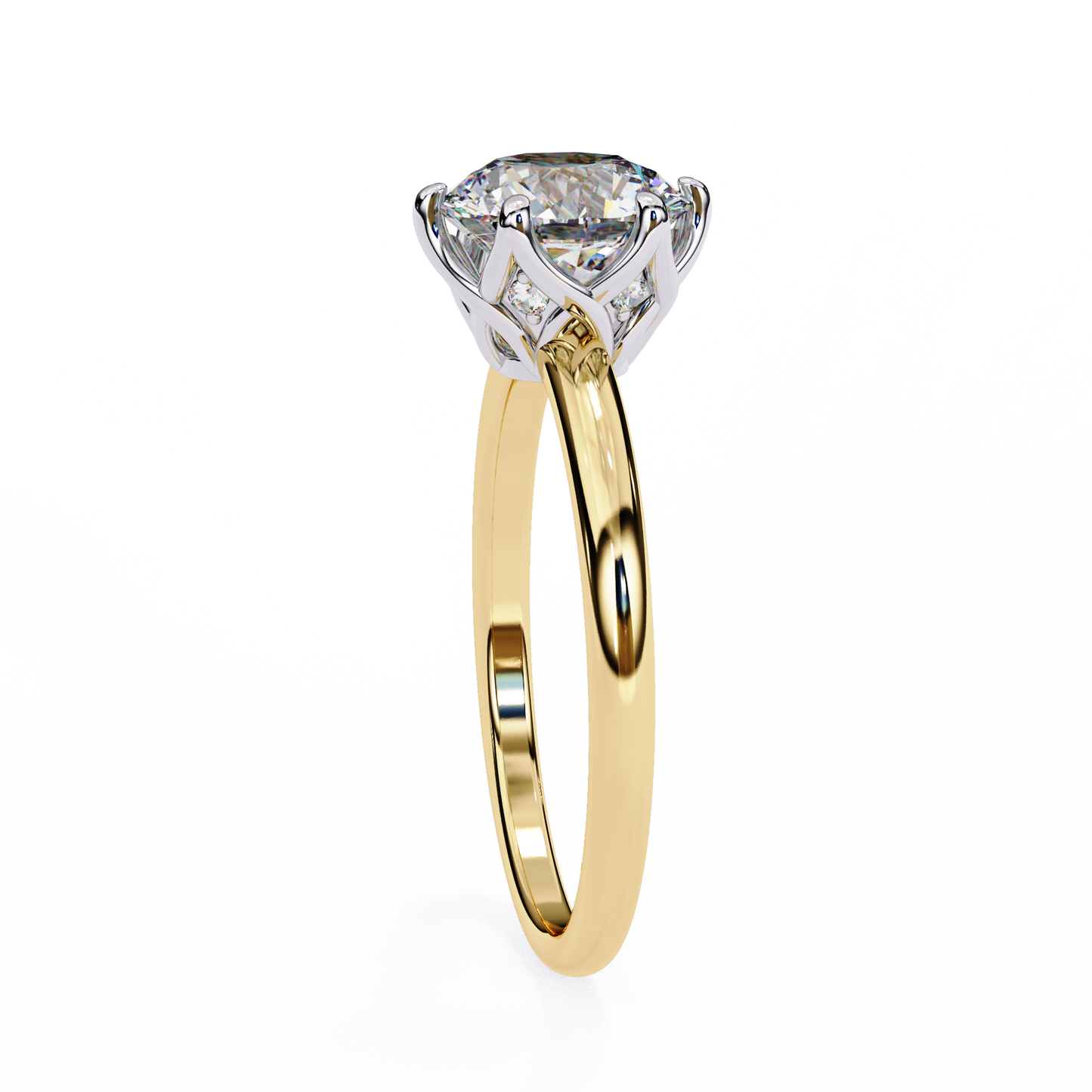 Classy Round 1.56 Carat Solitaire Ring