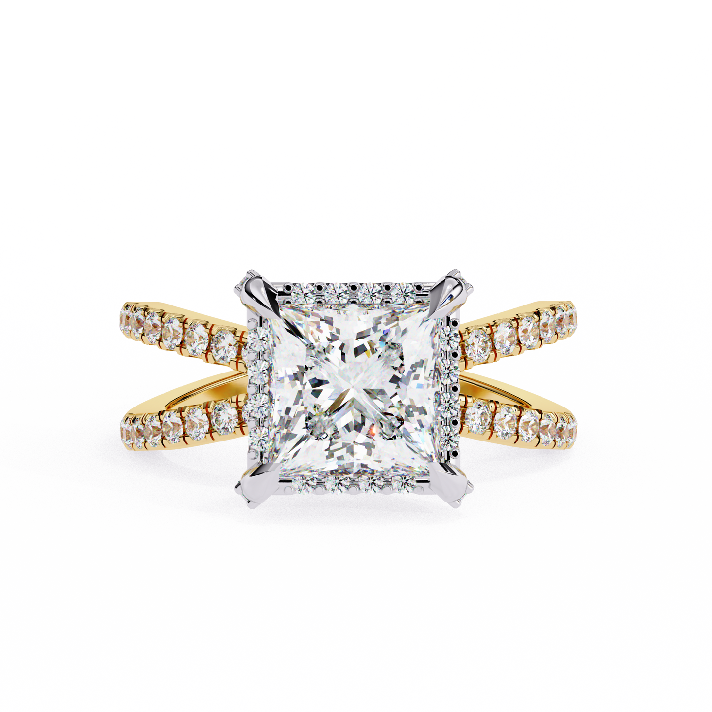 Dragon Princess Cut 2.03 Carat Solitaire Ring