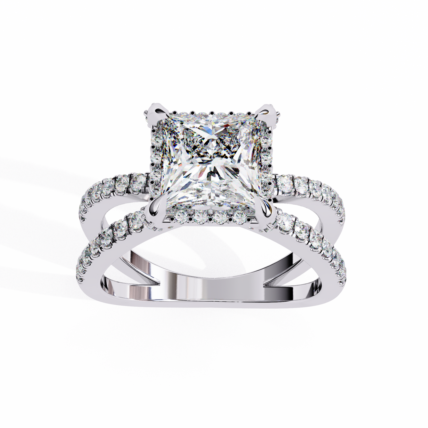 Dragon Princess Cut 2.03 Carat Solitaire Ring