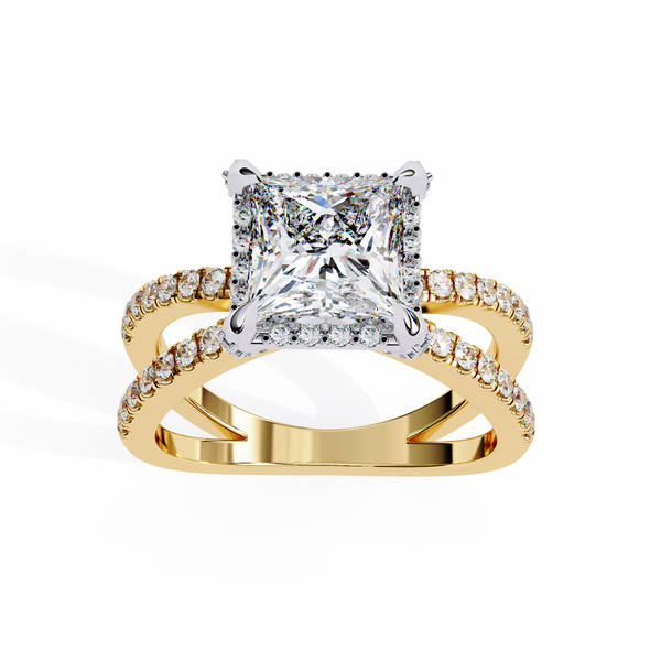 Dragon Princess Cut 2.03 Carat Solitaire Ring