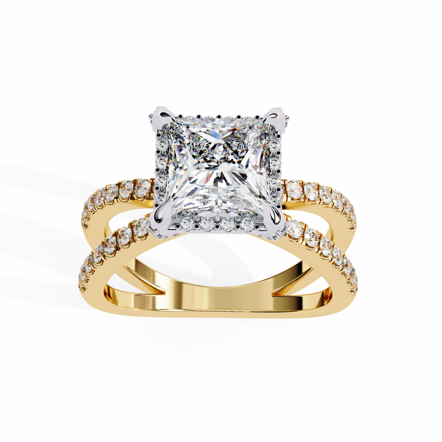 Dragon Princess Cut 2.03 Carat Solitaire Ring