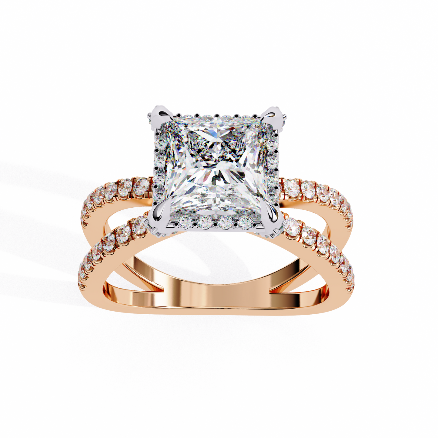 Dragon Princess Cut 2.03 Carat Solitaire Ring