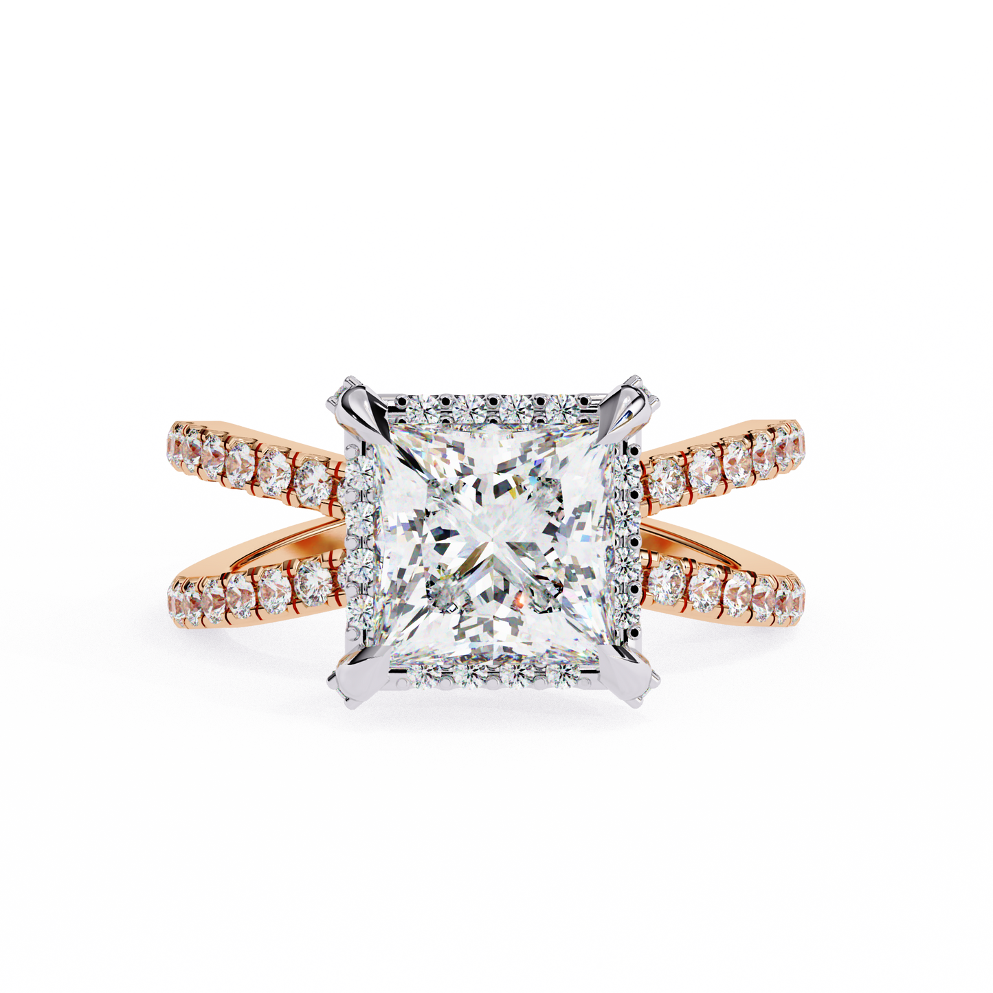 Dragon Princess Cut 2.03 Carat Solitaire Ring