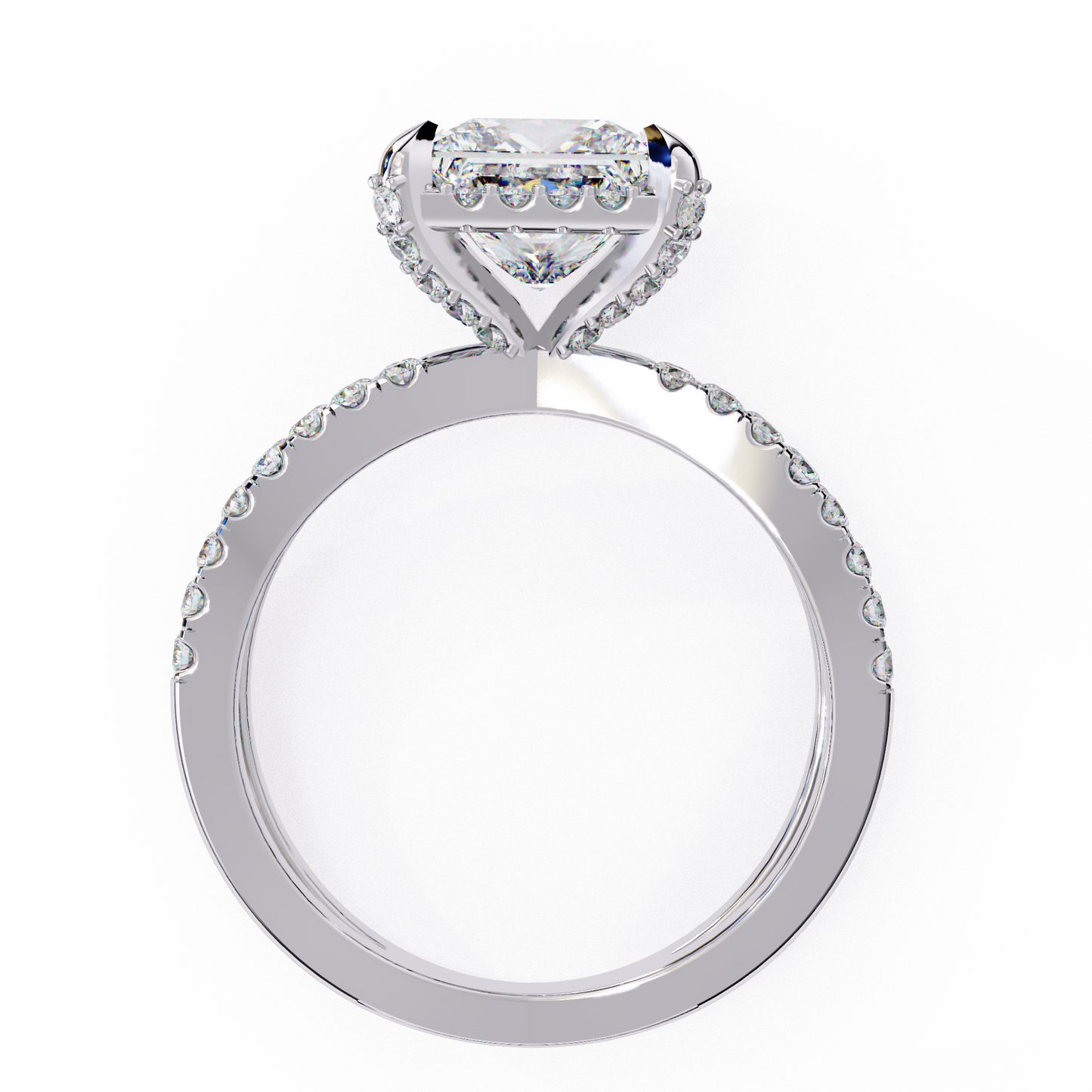 Dragon Princess Cut 2.03 Carat Solitaire Ring
