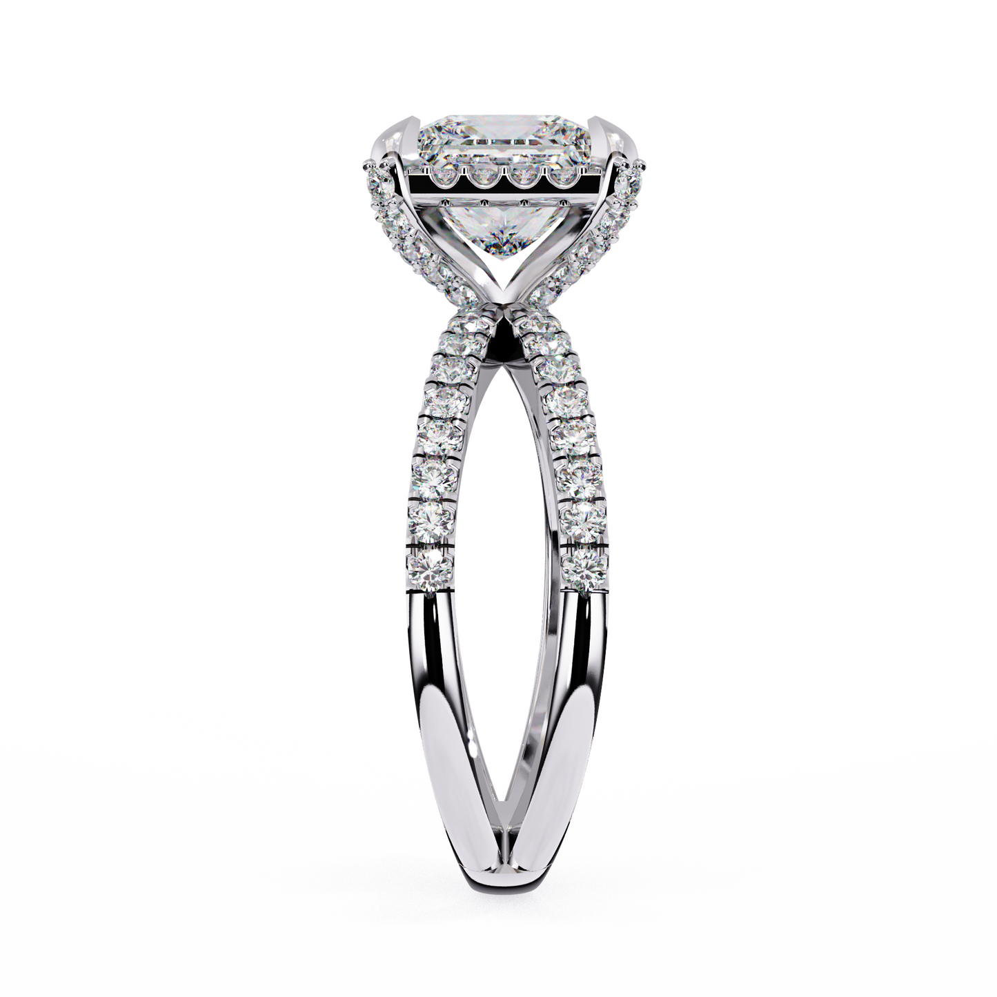 Dragon Princess Cut 2.03 Carat Solitaire Ring
