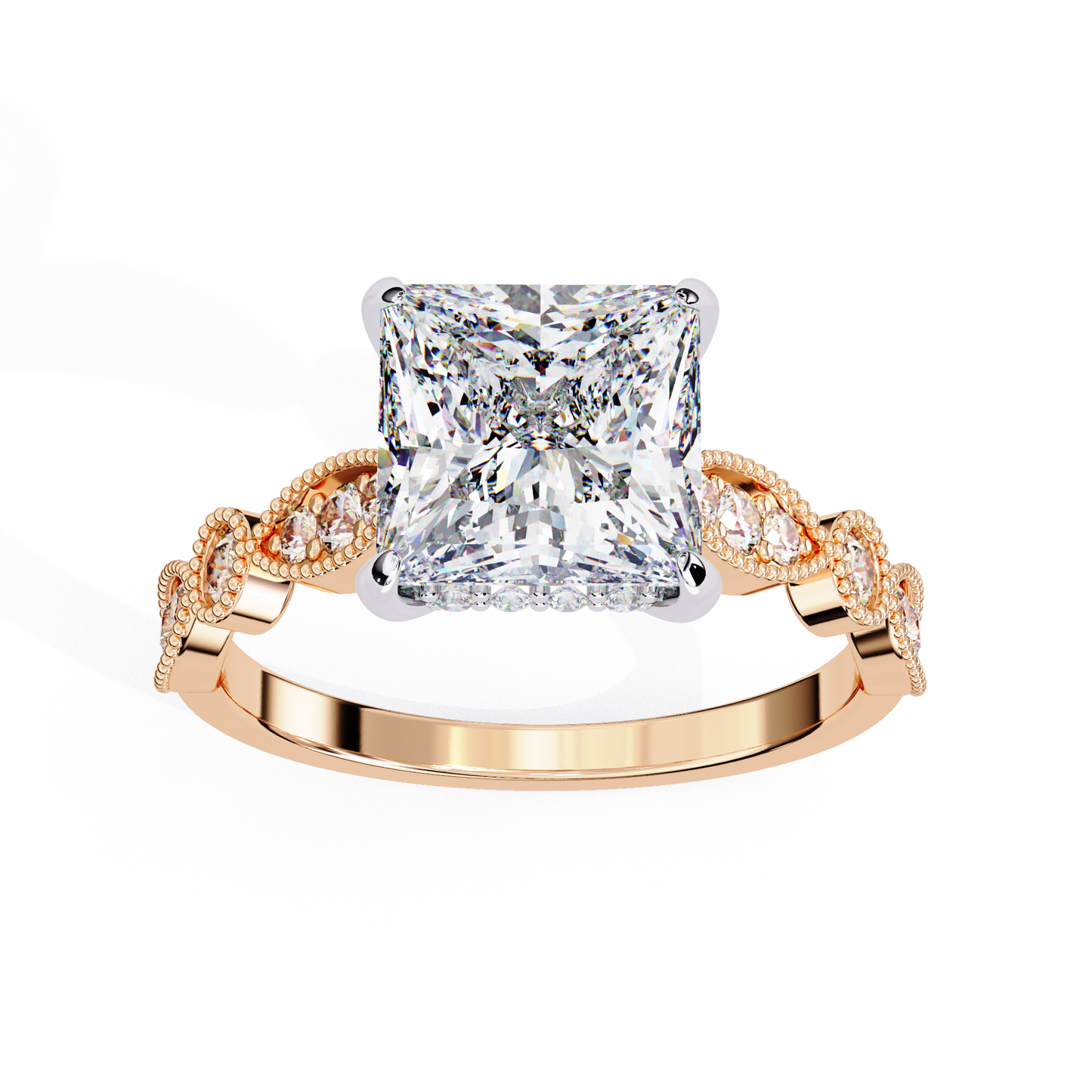 Prism Princess Cut 2.28 Carat Engagement Ring