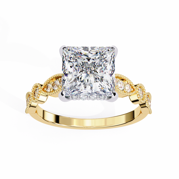 Prism Princess Cut 2.28 Carat Engagement Ring