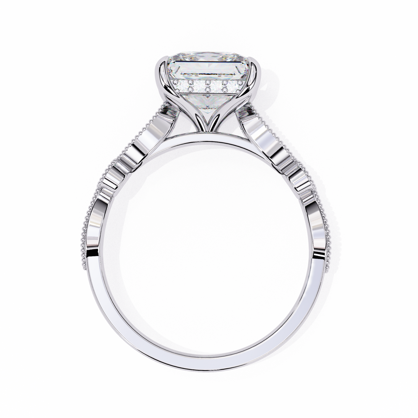 Prism Princess Cut 2.28 Carat Engagement Ring
