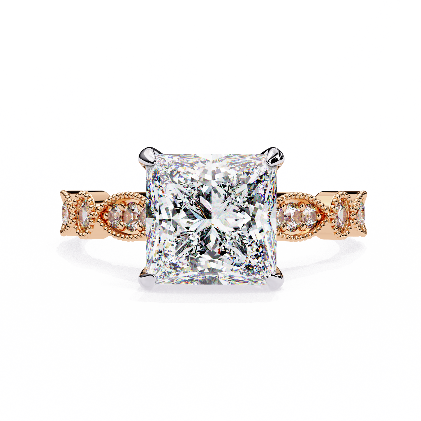 Prism Princess Cut 2.28 Carat Engagement Ring