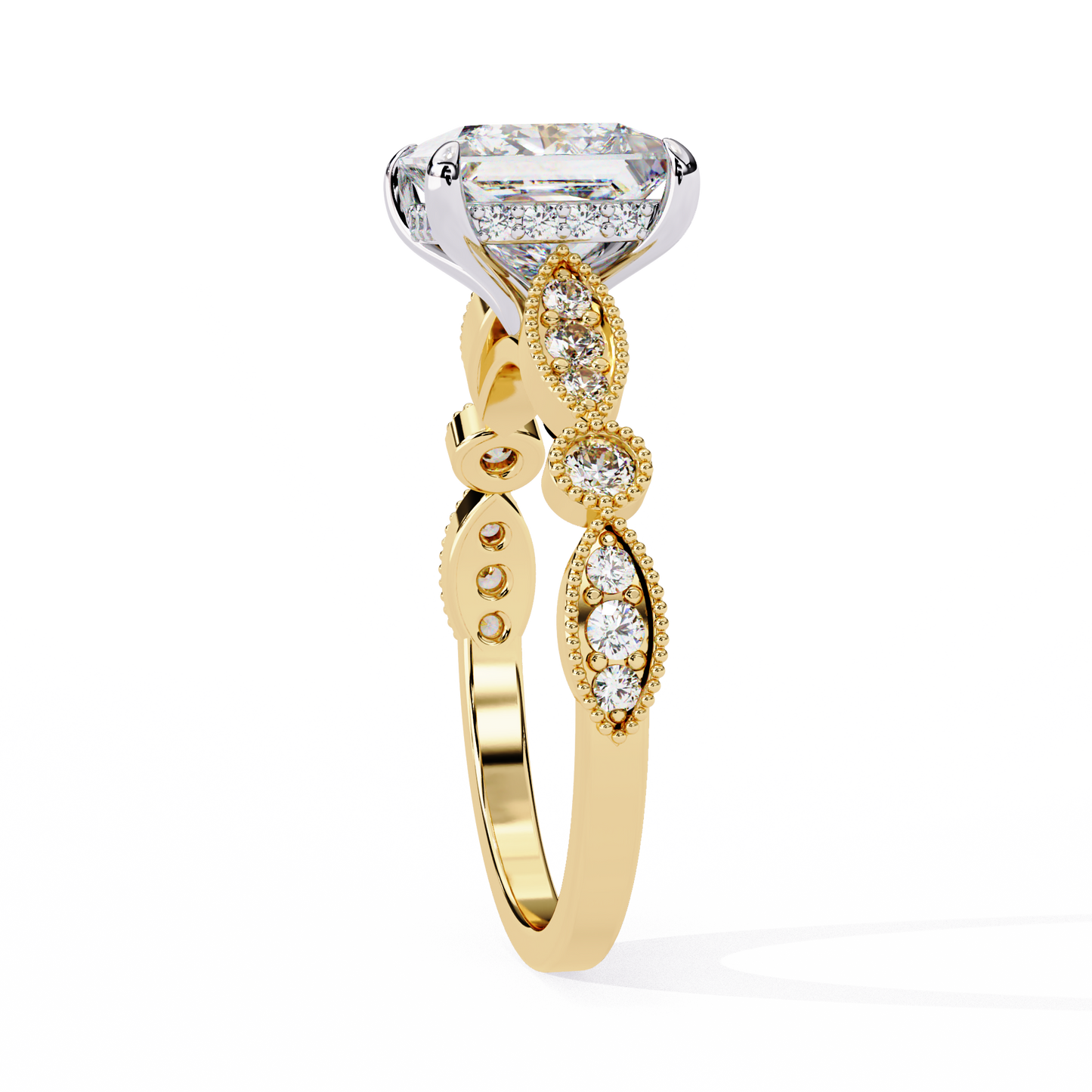 Prism Princess Cut 2.28 Carat Engagement Ring