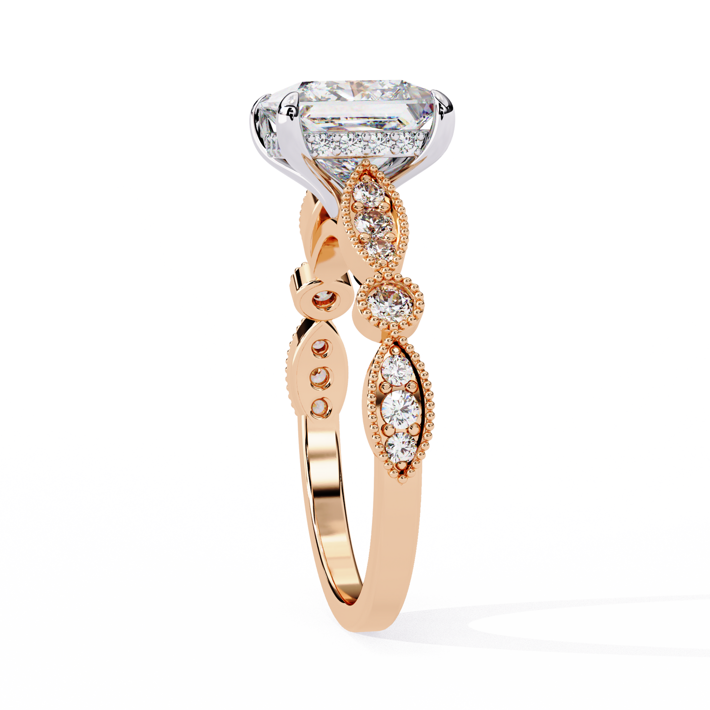 Prism Princess Cut 2.28 Carat Engagement Ring