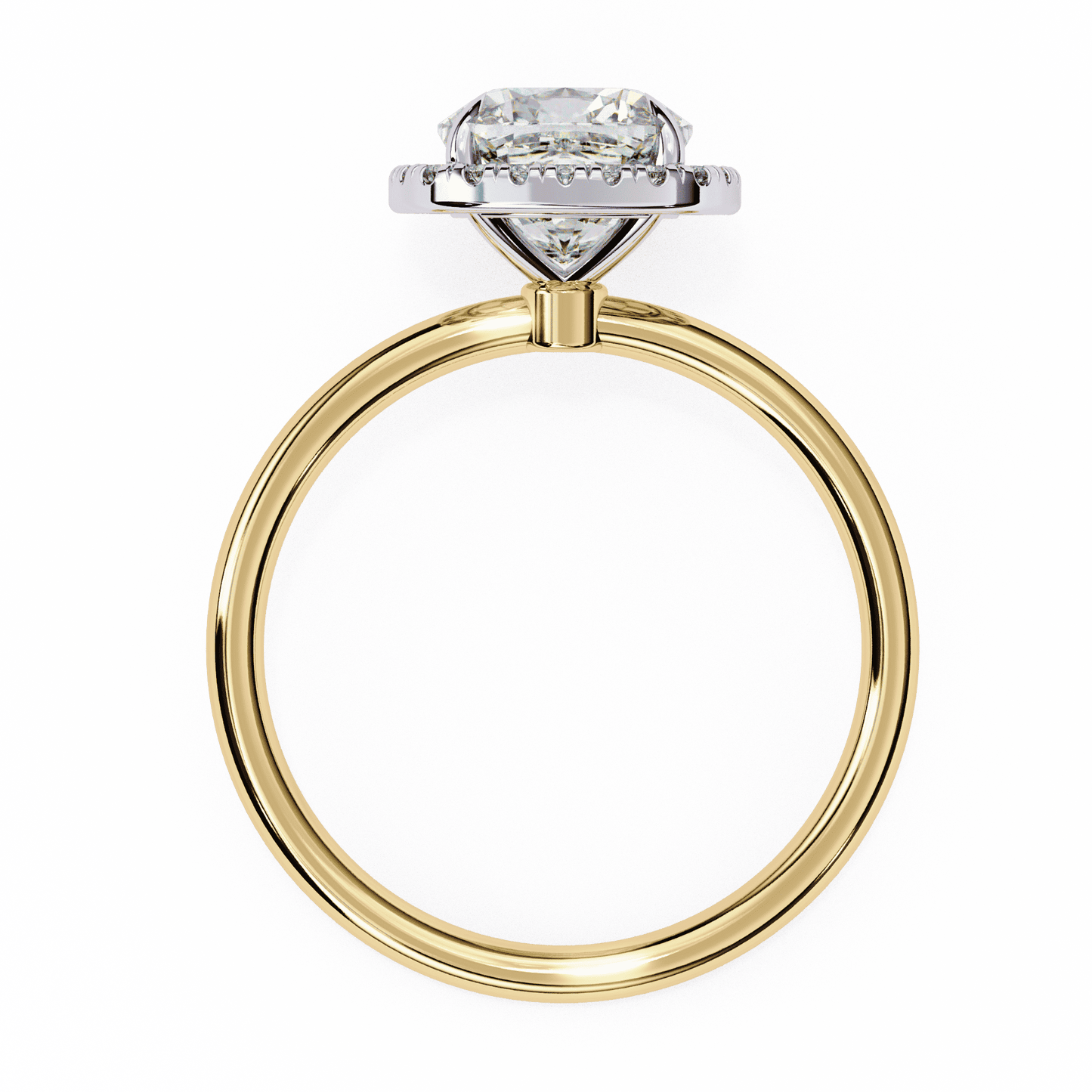 Classic Cushion Cut 1.78 Solitaire Ring