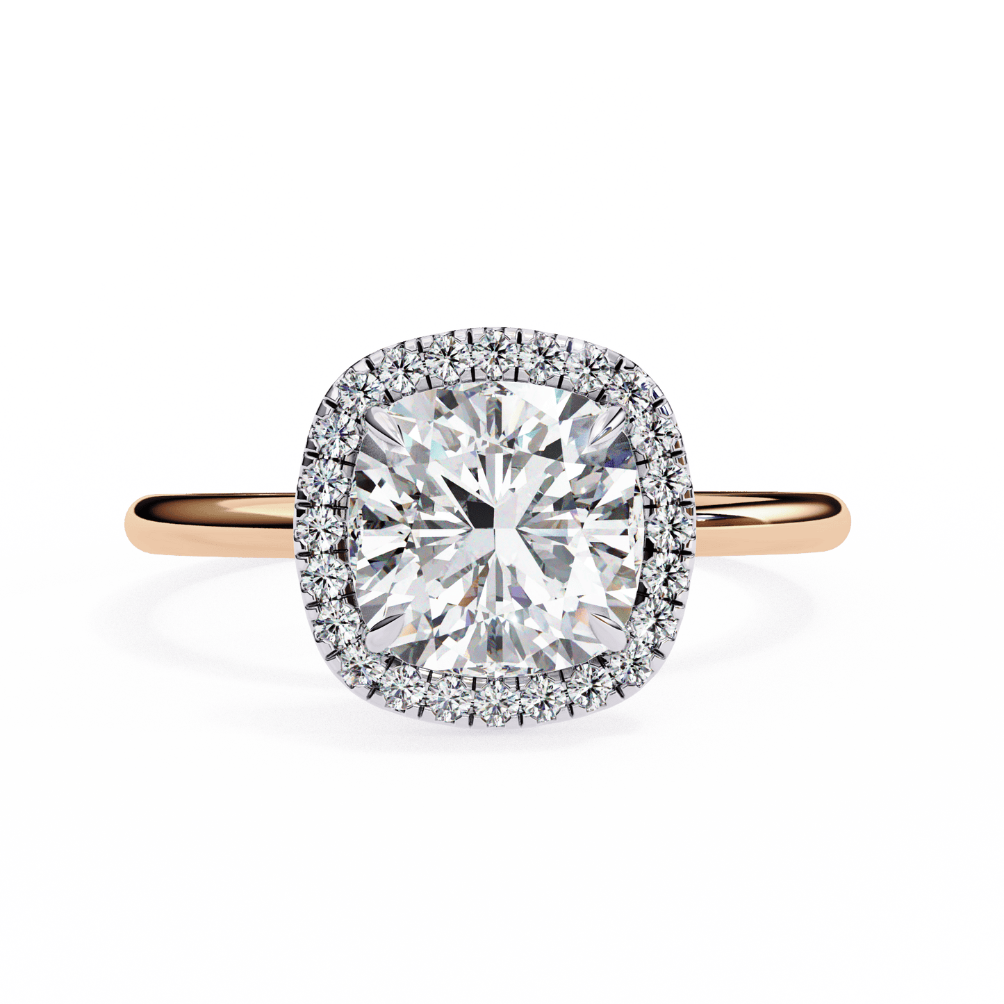 Classic Cushion Cut 1.78 Solitaire Ring