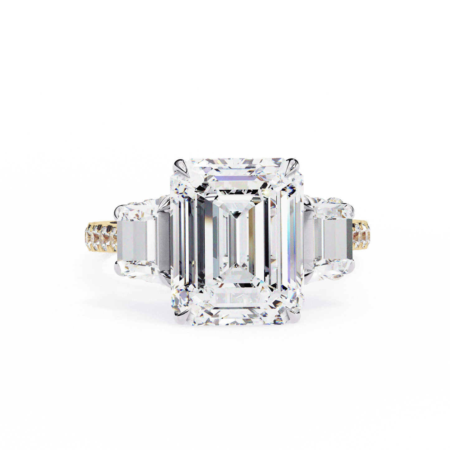 Centre Piece Emerald 3.71 Carat Engagement Ring