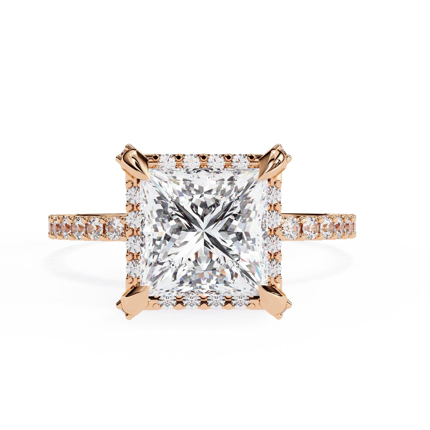 Nova Princess Cut 2.03Carat Solitaire Ring