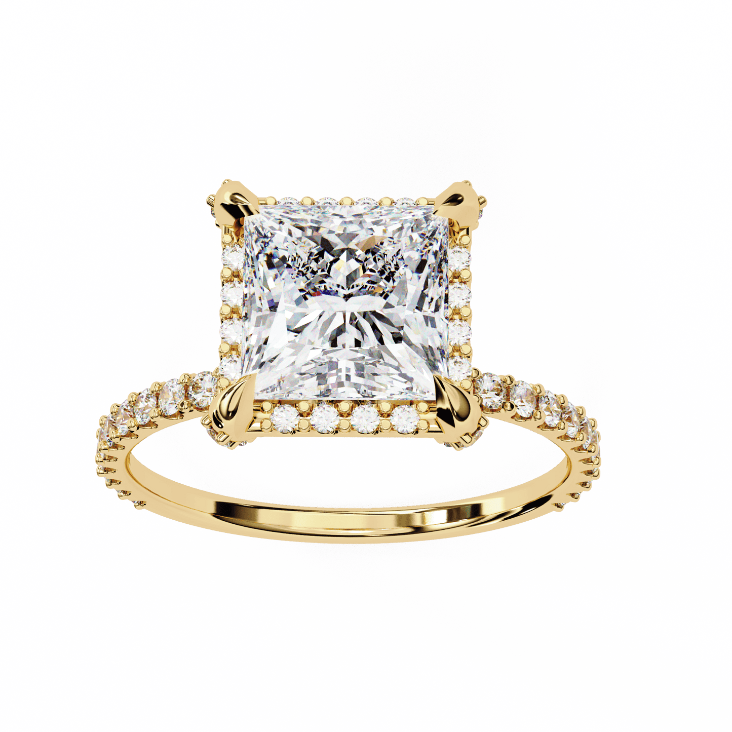 Nova Princess Cut 2.03Carat Solitaire Ring